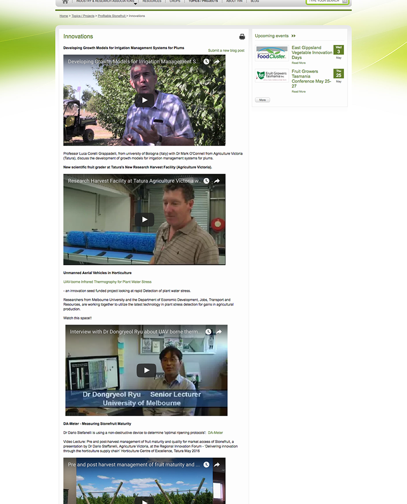 Profitable Stonefruit Network March 2017 - Summerfruit Australia Profitable Stonefruit Network March 2017