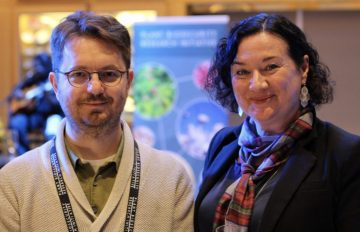 Baldissera Giovani and Dr Jo Luck